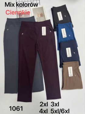 SPODNIE/LEGGINSY DAMSKIE. SIZE 2XL-6XL, KOLOR: JAK NA ZDJĘCIU (12szt/paczka)