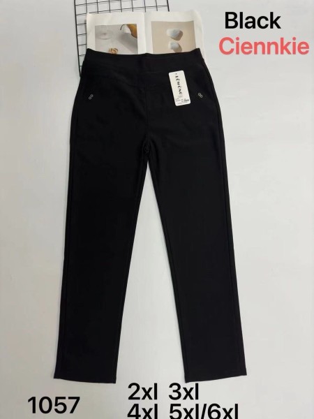SPODNIE/LEGGINSY DAMSKIE. SIZE 2XL-6XL, KOLOR: JAK NA ZDJĘCIU (12szt/paczka)