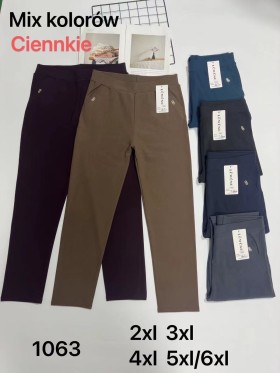 SPODNIE/LEGGINSY DAMSKIE. SIZE 2XL-6XL, KOLOR: JAK NA ZDJĘCIU (12szt/paczka)