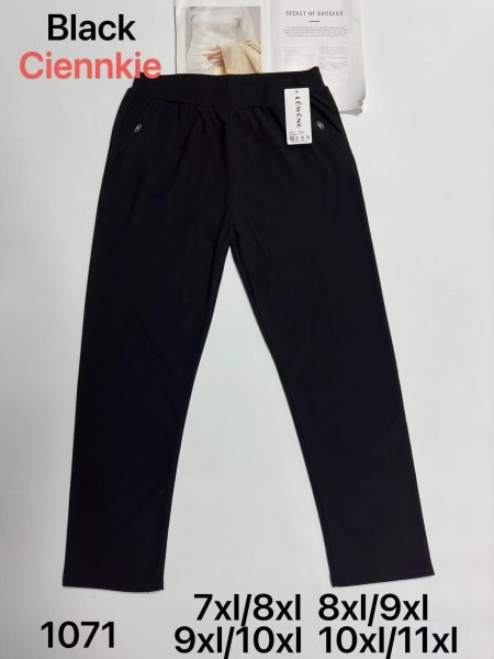 SPODNIE/LEGGINSY DAMSKIE. SIZE 7XL-11XL, KOLOR: JAK NA ZDJĘCIU (12szt/paczka)
