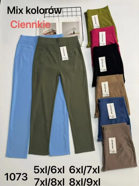 SPODNIE/LEGGINSY DAMSKIE. SIZE 5XL-9XL, KOLOR: JAK NA ZDJĘCIU (12szt/paczka)