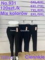 SPODNIE/LEGGINSY DAMSKIE. SIZE 5XL-9XL, KOLOR: JAK NA ZDJĘCIU (12szt/paczka)