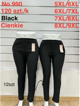 SPODNIE/LEGGINSY DAMSKIE. SIZE 5XL-9XL, KOLOR: JAK NA ZDJĘCIU (12szt/paczka)