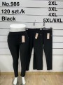 SPODNIE/LEGGINSY DAMSKIE. SIZE 2XL-6XL, KOLOR: JAK NA ZDJĘCIU (12szt/paczka)