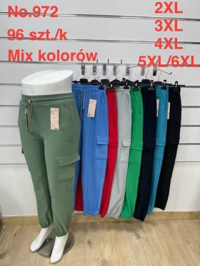 SPODNIE/LEGGINSY DAMSKIE. SIZE 2XL-6XL, KOLOR: JAK NA ZDJĘCIU (12szt/paczka)