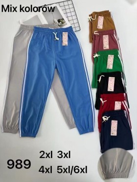 SPODNIE/LEGGINSY DAMSKIE. SIZE 2XL-6XL, KOLOR: JAK NA ZDJĘCIU (12szt/paczka)