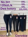 SPODNIE/LEGGINSY DAMSKIE. SIZE 2XL-6XL, KOLOR: JAK NA ZDJĘCIU (12szt/paczka)