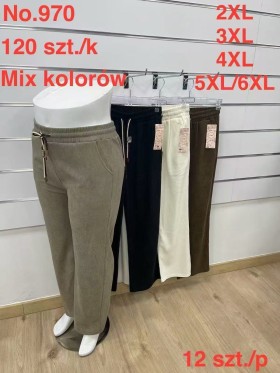 SPODNIE/LEGGINSY DAMSKIE. SIZE 2XL-6XL, KOLOR: JAK NA ZDJĘCIU (12szt/paczka)