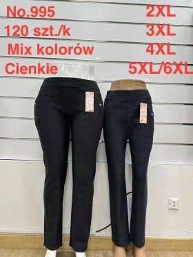 SPODNIE/LEGGINSY DAMSKIE. SIZE 2XL-6XL, KOLOR: JAK NA ZDJĘCIU (12szt/paczka)