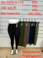 SPODNIE/LEGGINSY DAMSKIE. SIZE 2XL-6XL, KOLOR: JAK NA ZDJĘCIU (12szt/paczka)