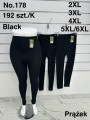 SPODNIE/LEGGINSY DAMSKIE. SIZE 2XL-6XL, KOLOR: JAK NA ZDJĘCIU (12szt/paczka)