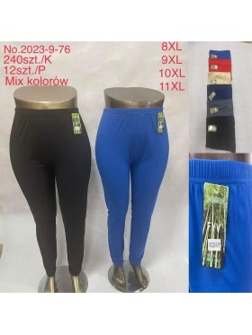 SPODNIE/LEGGINSY DAMSKIE. SIZE 8XL-11XL, KOLOR: JAK NA ZDJĘCIU (12szt/paczka)