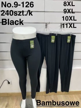 SPODNIE/LEGGINSY DAMSKIE. SIZE 8XL-11XL, KOLOR: JAK NA ZDJĘCIU (12szt/paczka)