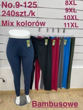 SPODNIE/LEGGINSY DAMSKIE. SIZE 8XL-11XL, KOLOR: JAK NA ZDJĘCIU (12szt/paczka)