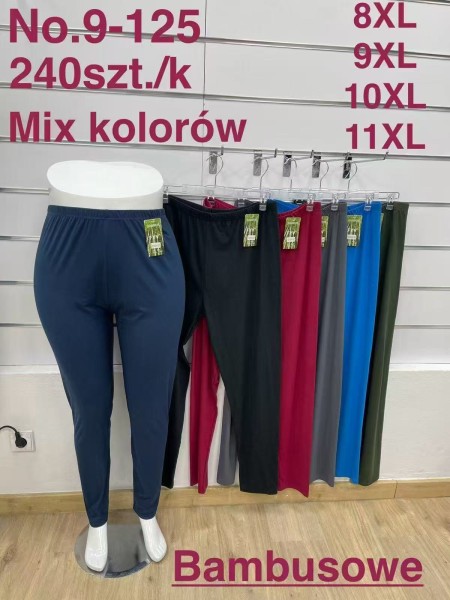 SPODNIE/LEGGINSY DAMSKIE. SIZE 8XL-11XL, KOLOR: JAK NA ZDJĘCIU (12szt/paczka)