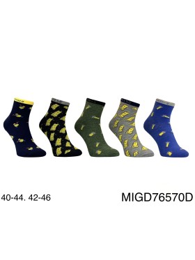 SKARPETY MĘSKIE. SIZE 40-46, KOLOR: JAK NA ZDZJĘCIU (40PAR/PACZKA)