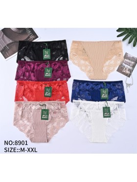 Majtki damskie size M-2XL , paczka 24szt mix kolor