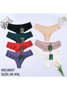 Majtki damskie size M-2XL , paczka 24szt mix kolor