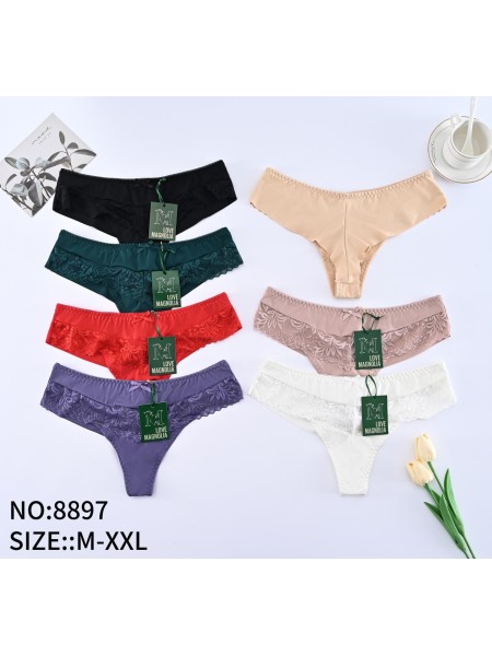 Majtki damskie size M-2XL , paczka 24szt mix kolor