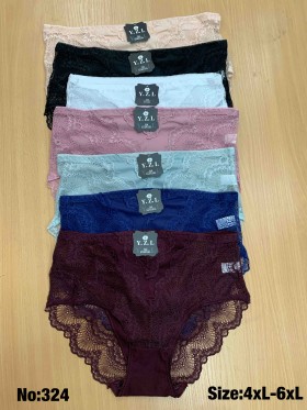 Majtki damskie size 4XL-6XL , paczka 24szt mix kolor