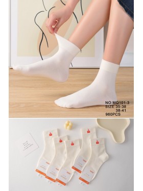 SKARPETY DAMSKIE. SIZE 36-41, KOLOR: JAK NA ZDZJĘCIU (40PAR/PACZKA)