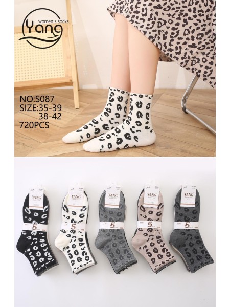 SKARPETY DAMSKIE. SIZE 35-42, KOLOR: JAK NA ZDZJĘCIU (40PAR/PACZKA)
