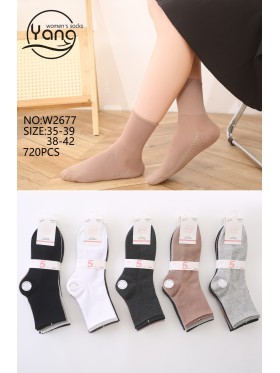SKARPETY DAMSKIE. SIZE 35-42, KOLOR: JAK NA ZDZJĘCIU (40PAR/PACZKA)