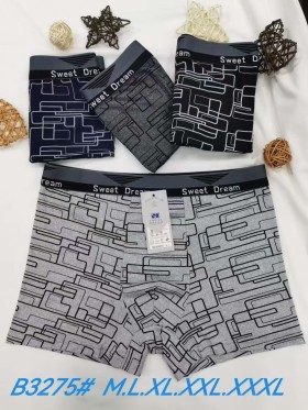 BOKSERKI MĘSKIE. SIZE M-3XL (24SZT/PACZKA) KOLOR JAK NA ZDZJĘCIU