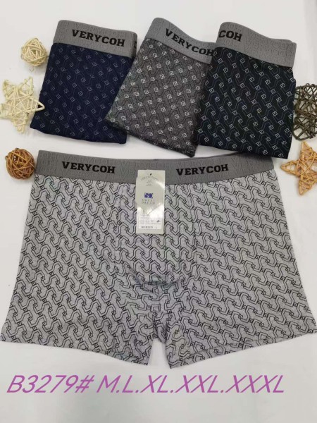 BOKSERKI MĘSKIE. SIZE M-3XL (24SZT/PACZKA) KOLOR JAK NA ZDZJĘCIU