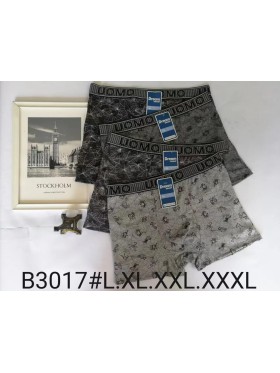 BOKSERKI MĘSKIE. SIZE L-3XL (24SZT/PACZKA) KOLOR JAK NA ZDZJĘCIU