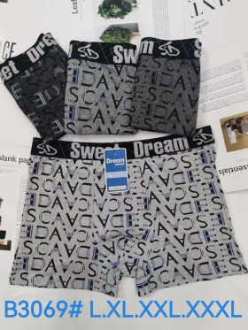 BOKSERKI MĘSKIE. SIZE L-3XL (24SZT/PACZKA) KOLOR JAK NA ZDZJĘCIU