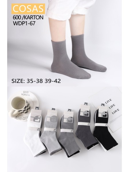 SKARPETY DAMSKIE . SIZE 35-42 (40PAR/PACZKA) KOLOR JAK NA ZDZJĘCIU