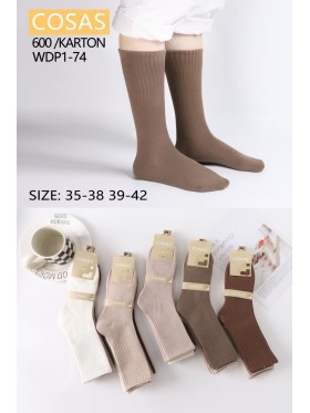 SKARPETY DAMSKIE . SIZE 35-42 (40PAR/PACZKA) KOLOR JAK NA ZDZJĘCIU