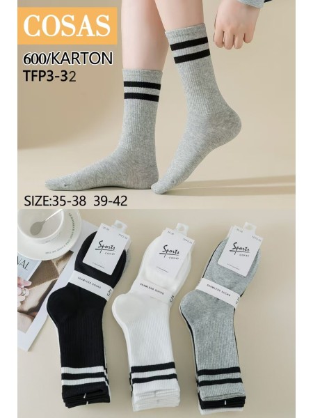 SKARPETY DAMSKIE . SIZE 35-42 (40PAR/PACZKA) KOLOR JAK NA ZDZJĘCIU