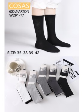 SKARPETY DAMSKIE . SIZE 35-42 (40PAR/PACZKA) KOLOR JAK NA ZDZJĘCIU