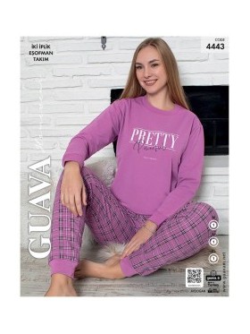 PIŻAMA DAMSKA TURECKA. SIZE M-2XL (4SZT/PACZKA) KOLOR JAK NA ZDZIĘCIU
