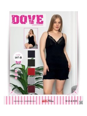 KOSZULA NOCNA DAMSKA TURECKA. SIZE 3XL-5XL (3SZT/PACZKA) KOLOR JAK NA ZDZIĘCIU