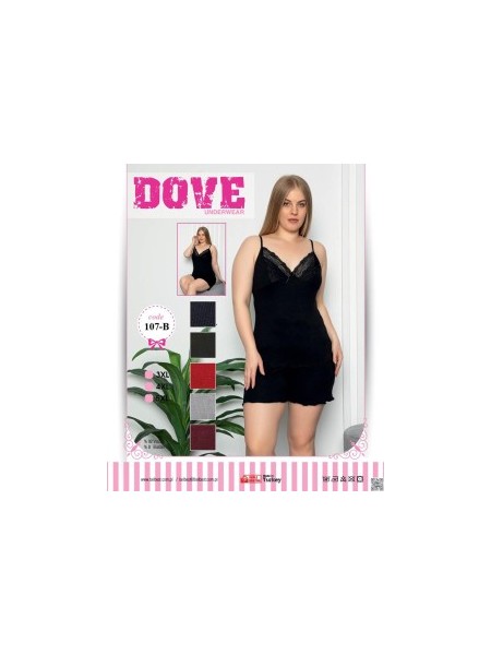 KOSZULA NOCNA DAMSKA TURECKA. SIZE 3XL-5XL (3SZT/PACZKA) KOLOR JAK NA ZDZIĘCIU