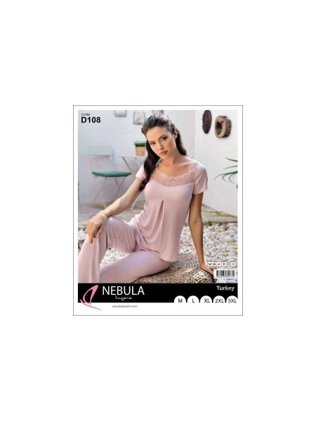 PIŻAMA DAMSKA TURECKA. SIZE S-2XL (5SZT/PACZKA) KOLOR JAK NA ZDZIĘCIU