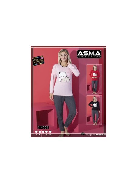 PIŻAMA DAMSKA TURECKA. SIZE S-2XL (5SZT/PACZKA) KOLOR JAK NA ZDZIĘCIU