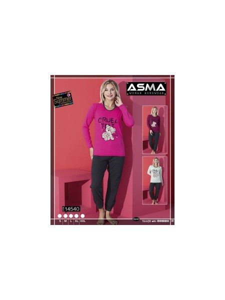 PIŻAMA DAMSKA TURECKA. SIZE S-2XL (5SZT/PACZKA) KOLOR JAK NA ZDZIĘCIU