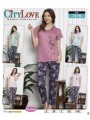 PIŻAMA DAMSKA TURECKA. SIZE S-2XL (5SZT/PACZKA) KOLOR JAK NA ZDZIĘCIU