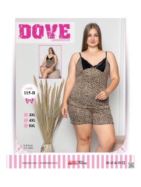 PIŻAMA DAMSKA TURECKA. SIZE: 3XL-5XL ( 3 SZT/PACZKA ) KOLOR JAK NA ZDZIĘCIU