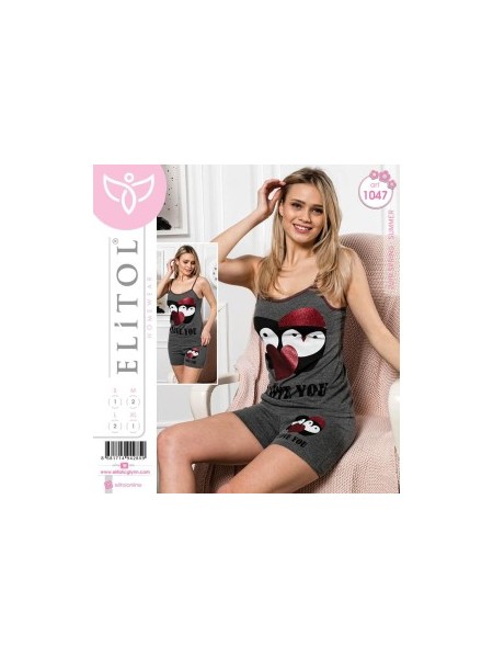 PIŻAMA DAMSKA TURECKA. SIZE: S-XL ( 6 SZT/PACZKA ) KOLOR JAK NA ZDZIĘCIU