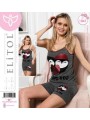 PIŻAMA DAMSKA TURECKA. SIZE: S-XL ( 6 SZT/PACZKA ) KOLOR JAK NA ZDZIĘCIU