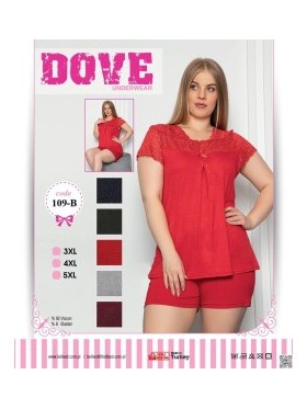 PIŻAMA DAMSKA TURECKA. SIZE: 3XL-5XL ( 3 SZT/PACZKA ) KOLOR JAK NA ZDZIĘCIU