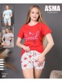 PIŻAMA DAMSKA TURECKA. SIZE: S-2XL ( 5 SZT/PACZKA ) KOLOR JAK NA ZDZIĘCIU