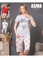 PIŻAMA DAMSKA TURECKA. SIZE: S-2XL ( 5 SZT/PACZKA ) KOLOR JAK NA ZDZIĘCIU