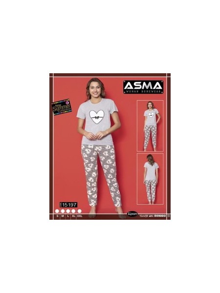 PIŻAMA DAMSKA TURECKA. SIZE: S-2XL ( 5 SZT/PACZKA ) KOLOR JAK NA ZDZIĘCIU