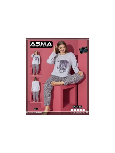 PIŻAMA DAMSKA TURECKA. SIZE: L-4XL ( 5 SZT/PACZKA ) KOLOR JAK NA ZDZIĘCIU